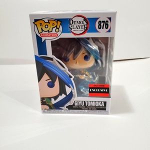 Demon Slayer Giyu Tomioka Funko #876 AAA ANIME EXCLUSIVE Free vinyl protector